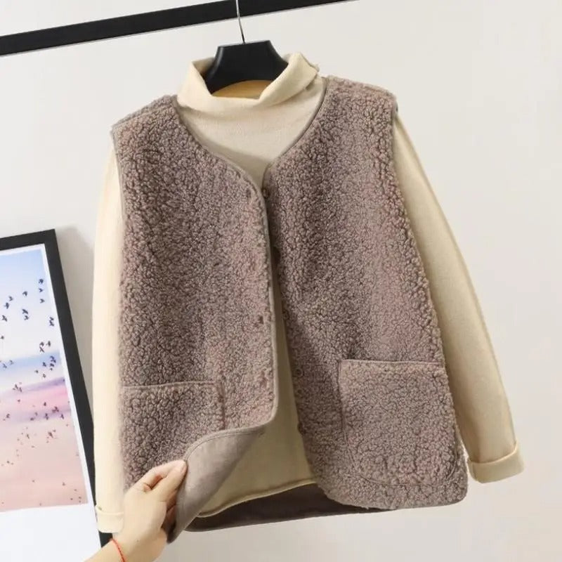 Gilet Donna in Lana Morbido - Vesarelli