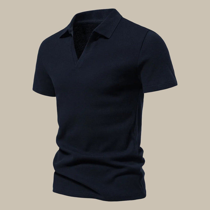 Polo Uomo in Lana Merino Manica Corta Primavera