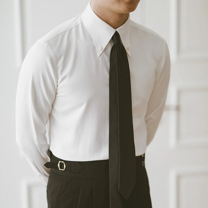 Camicia Uomo Vintage Elegante Taglio Classico