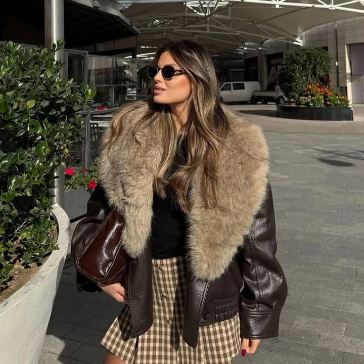 Abito Vintage Donna Collo Doppio con Tasche - Vesarelli