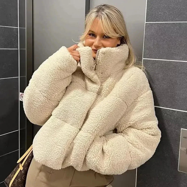 Giacca Puffer Donna Collo Alto Imbottita - Vesarelli