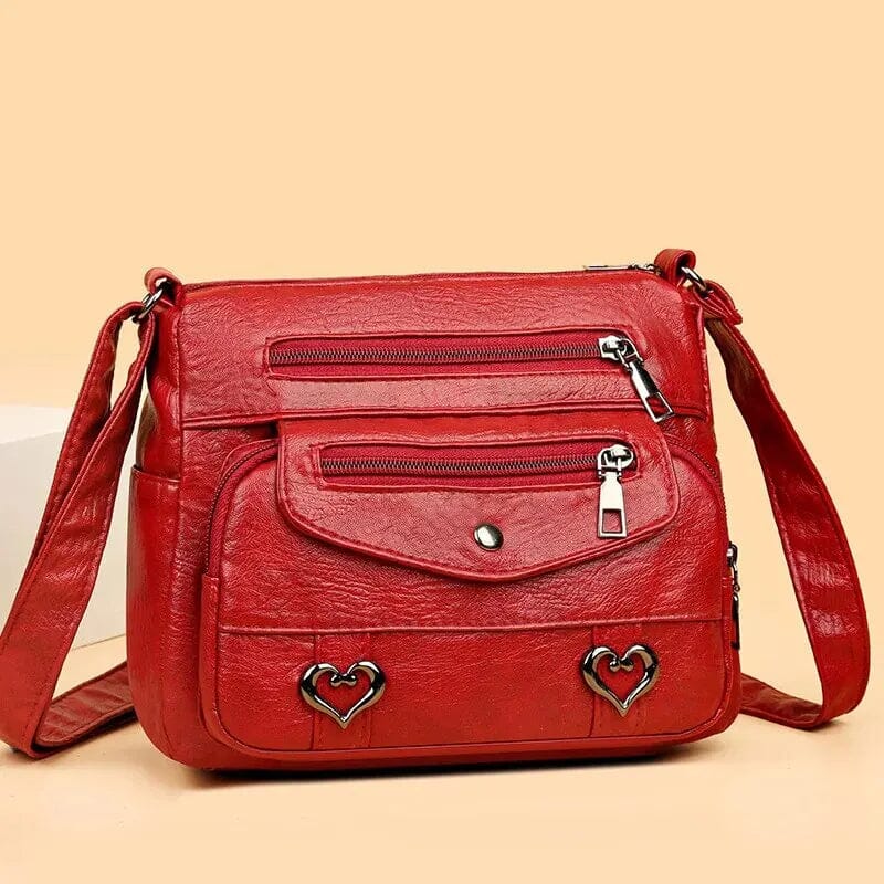 Borsa Tracolla Donna in Pelle Morbida Stile Vintage