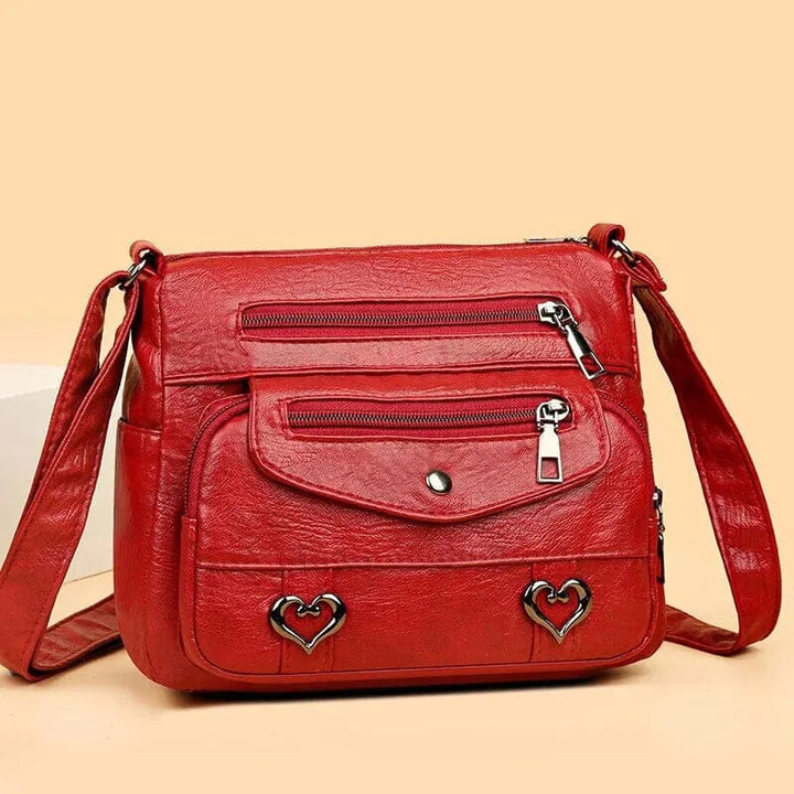 Borsa Tracolla Donna in Pelle Morbida Stile Vintage