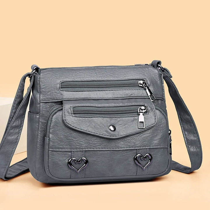Borsa Tracolla Donna in Pelle Morbida Stile Vintage