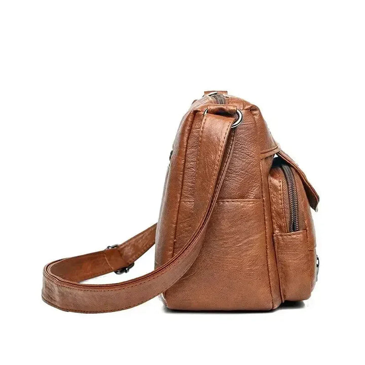 Borsa Tracolla Donna in Pelle Morbida Stile Vintage