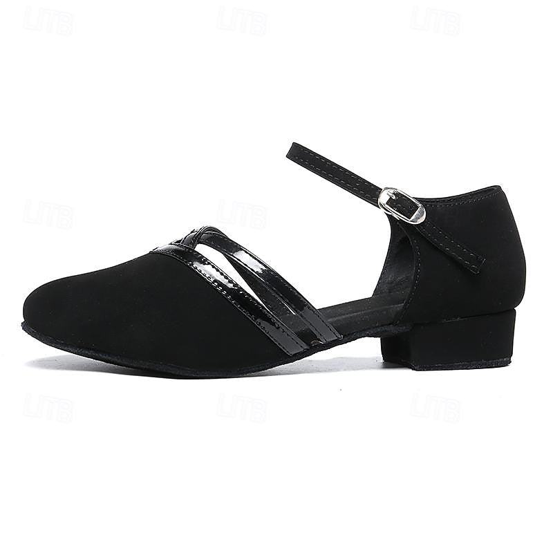 Scarpe da Ballo Donna in Pelle Scamosciata Leggere Flessibili