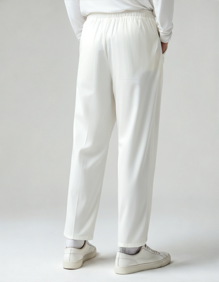 Pantaloni Uomo in Lino Vestibilità Rilassata Comfort Estivo