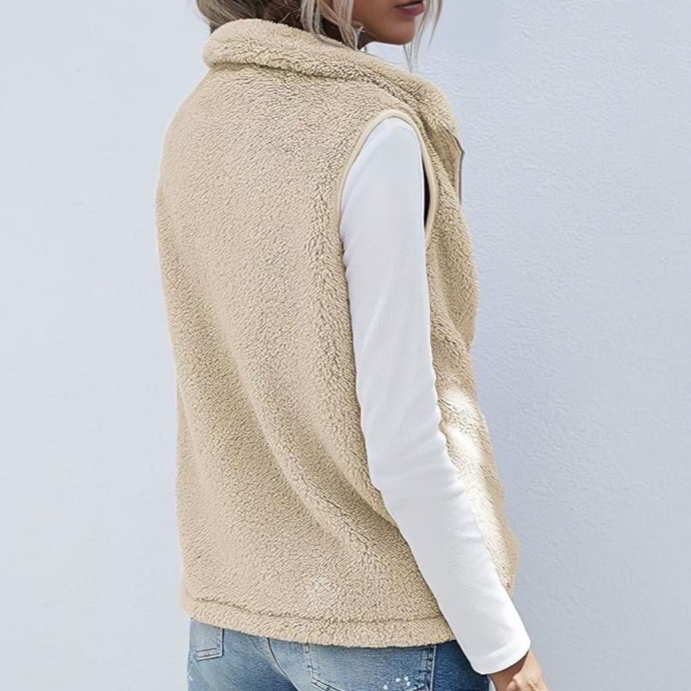 Gilet Donna con Cerniera Vestibilità Comoda