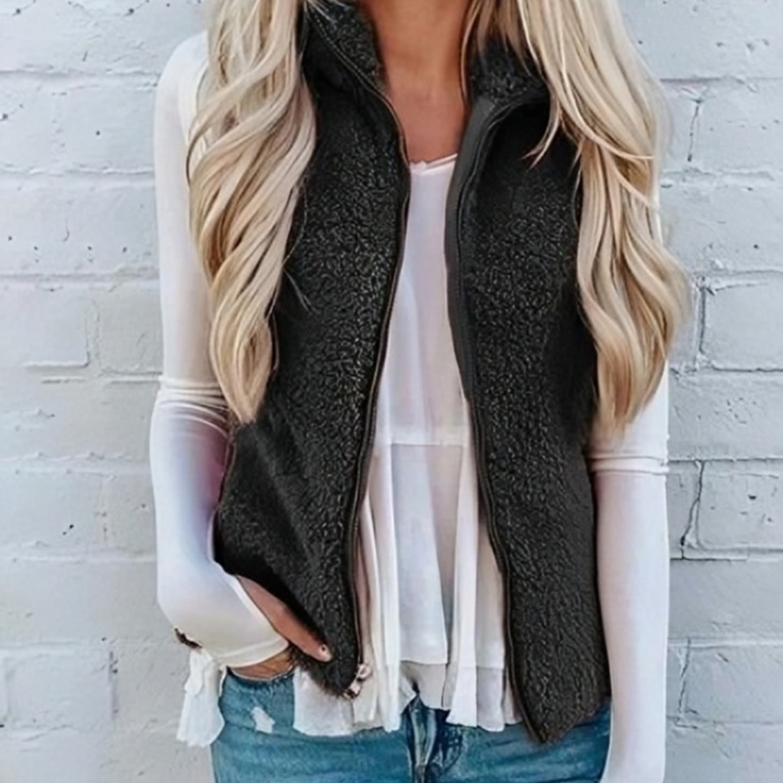 Gilet Donna con Cerniera Vestibilità Comoda