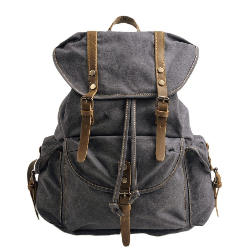 Zaino Unisex in Tela Robusta Stile Militare - Vesarelli