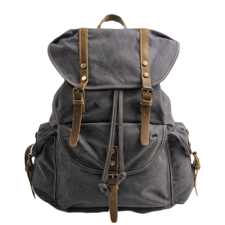Zaino Unisex in Tela Robusta Stile Militare - Vesarelli