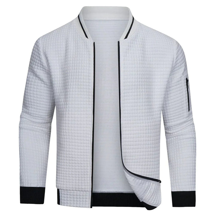 Maglione Uomo con Cerniera Tessuto Morbido e Caldo