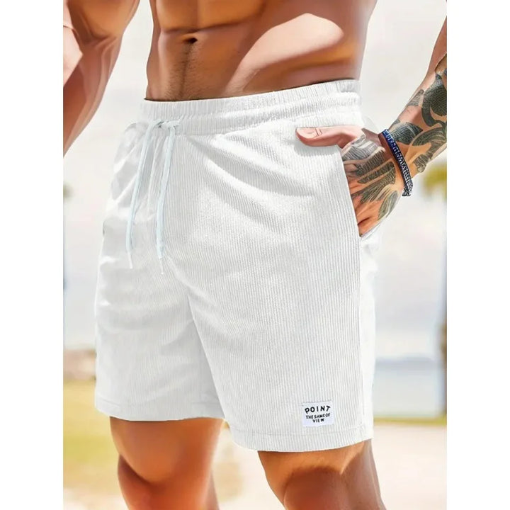 Shorts Uomo Leggeri Cotone Casual con Coulisse e Tasche