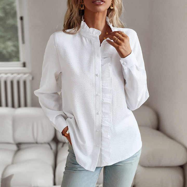 Camicetta Donna Estiva Tessuto Leggero Stile Elegante - Vesarelli