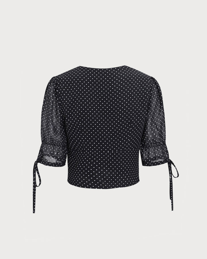 T-shirt Donna in Cotone Pois Classica