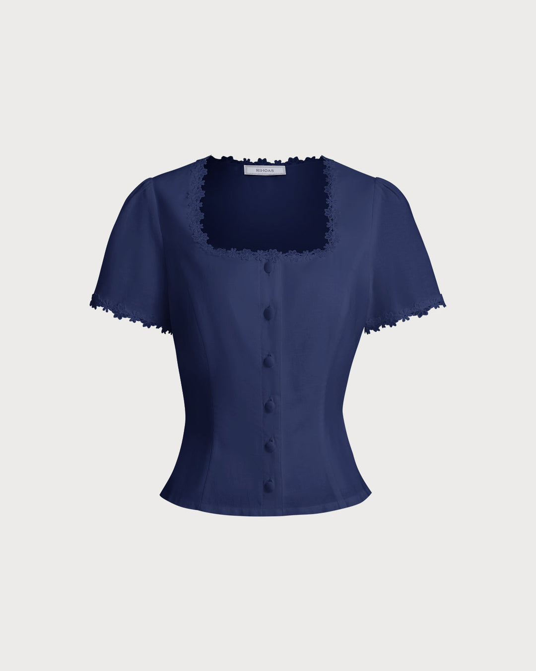 T-shirt Donna in Pizzo Vestibilità Regular