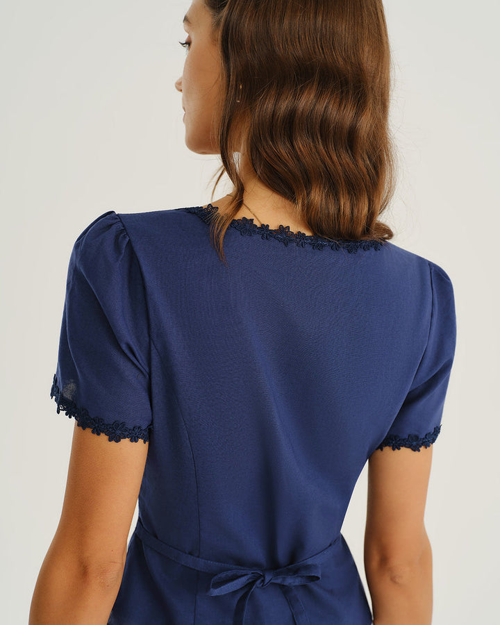 T-shirt Donna in Pizzo Vestibilità Regular