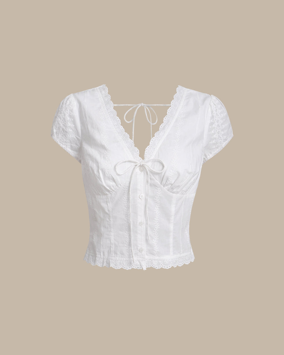 T-shirt Donna Maniche Corte Stile Raffinato - Vesarelli