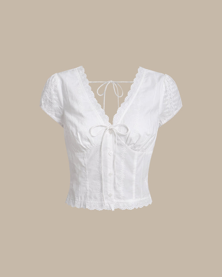 T-shirt Donna Maniche Corte Stile Raffinato - Vesarelli
