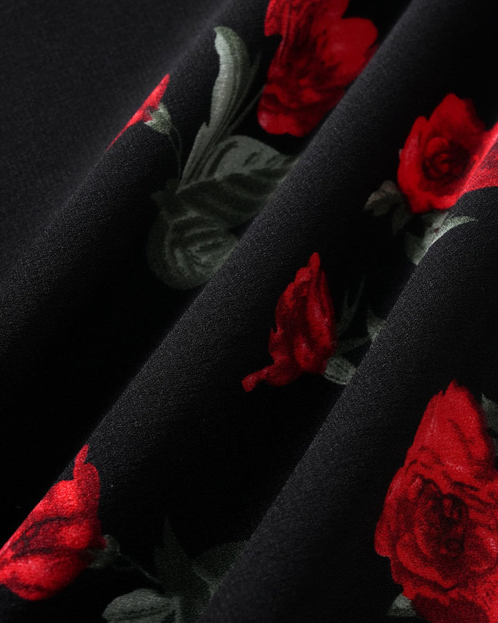 Abito Midi Donna Scollo a V Tessuto Leggero Estivo