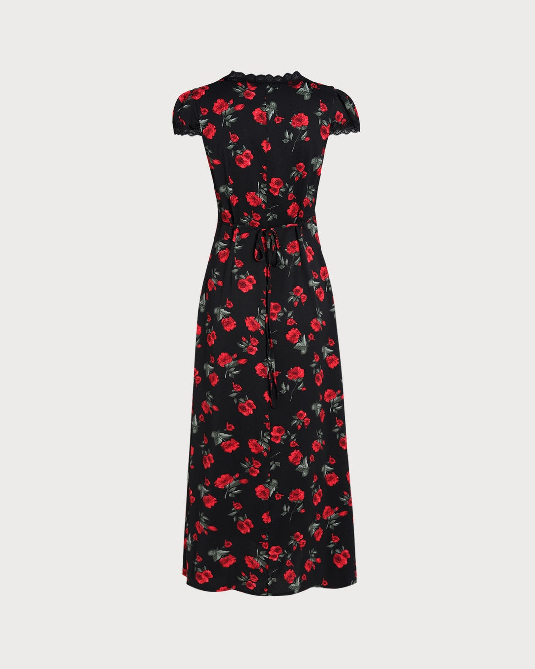 Abito Midi Donna Scollo a V Tessuto Leggero Estivo