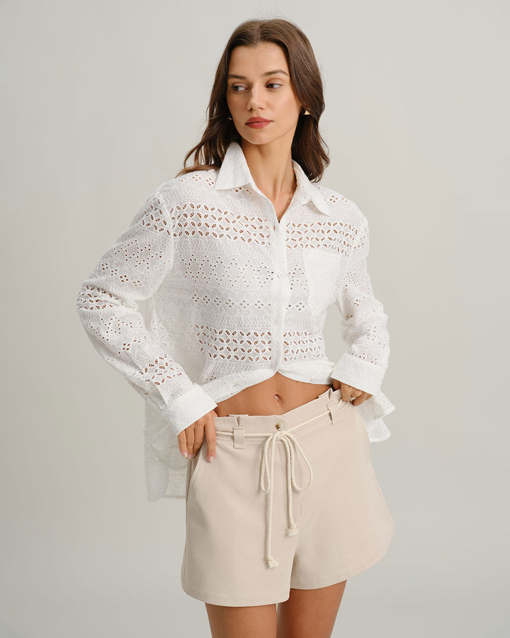 Short Donna con Cintura Taglio Raffinato