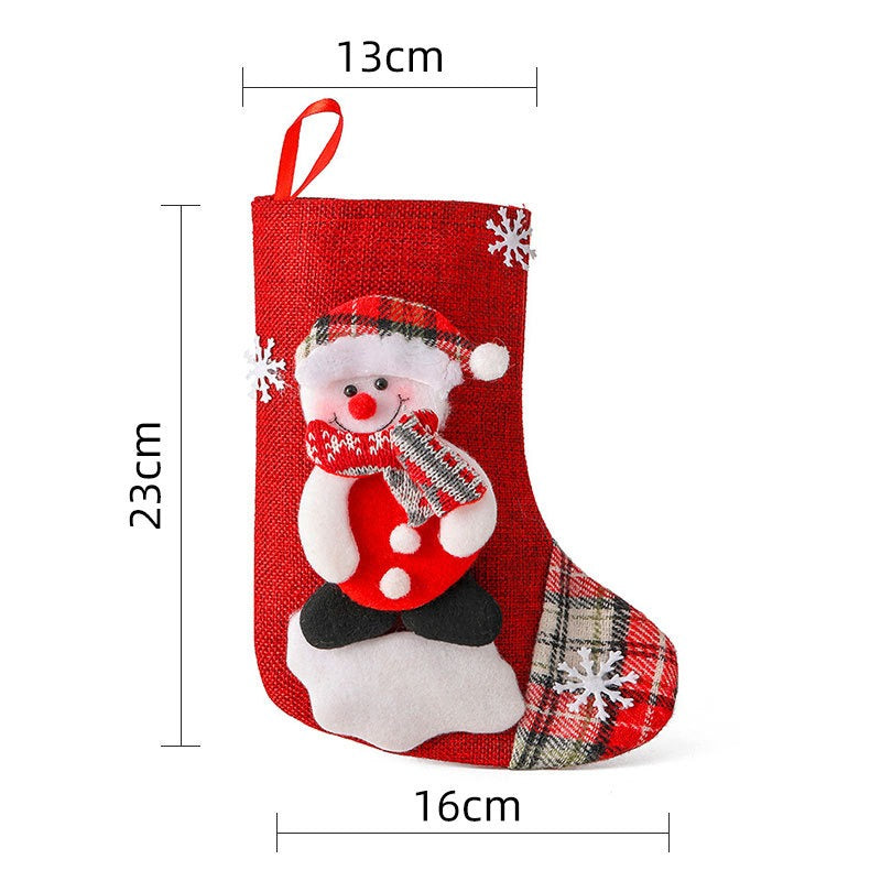 Set Calze Natalizie Decorazioni Festive Design Classico