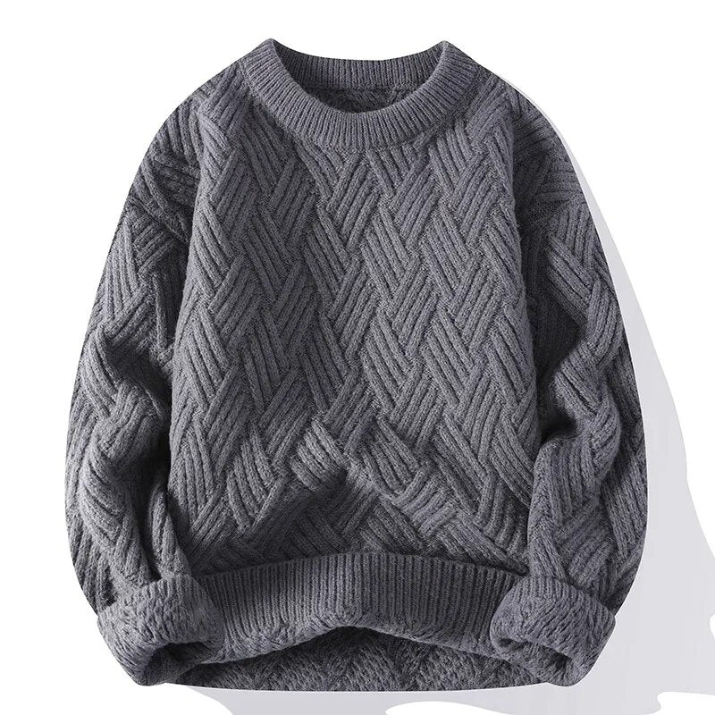 Maglione Uomo Vintage in Lana Caldo Stile Retrò - Vesarelli