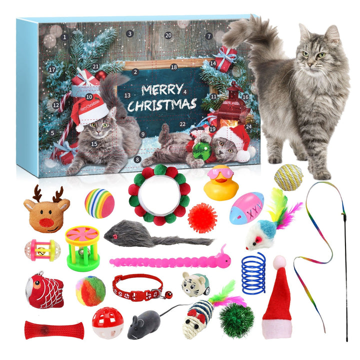 Calendario Avvento Gatto Interattivo Giocattoli Dolcetti - Vesarelli