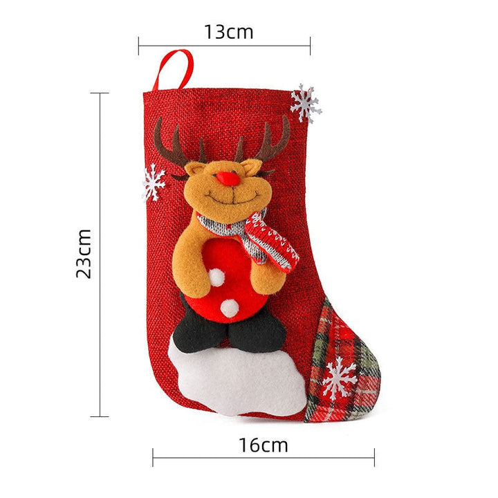 Set Calze Natalizie Decorazioni Festive Design Classico