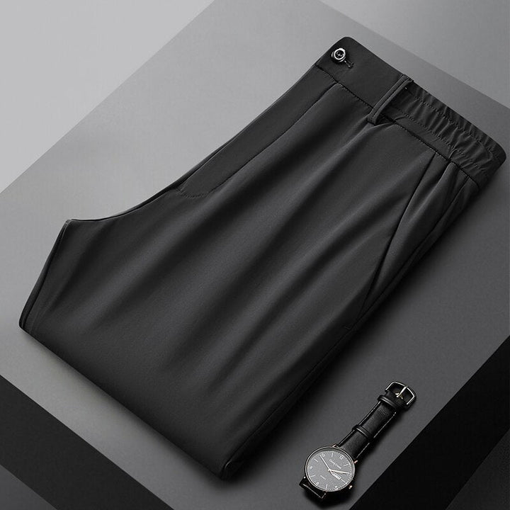 Pantaloni Uomo Stretch Comfort Business Vestibilità Regolare