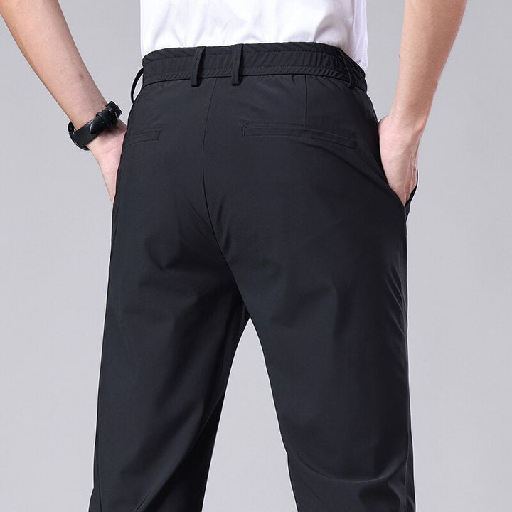 Pantaloni Uomo Stretch Comfort Business Vestibilità Regolare